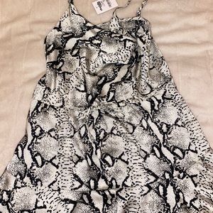 Snake skin dress
